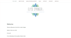 Desktop Screenshot of elysespringer.com